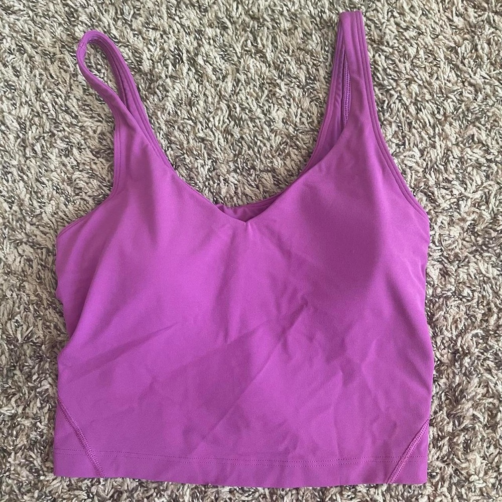 Lululemon Align Tank Sz 6 Vivid Plum